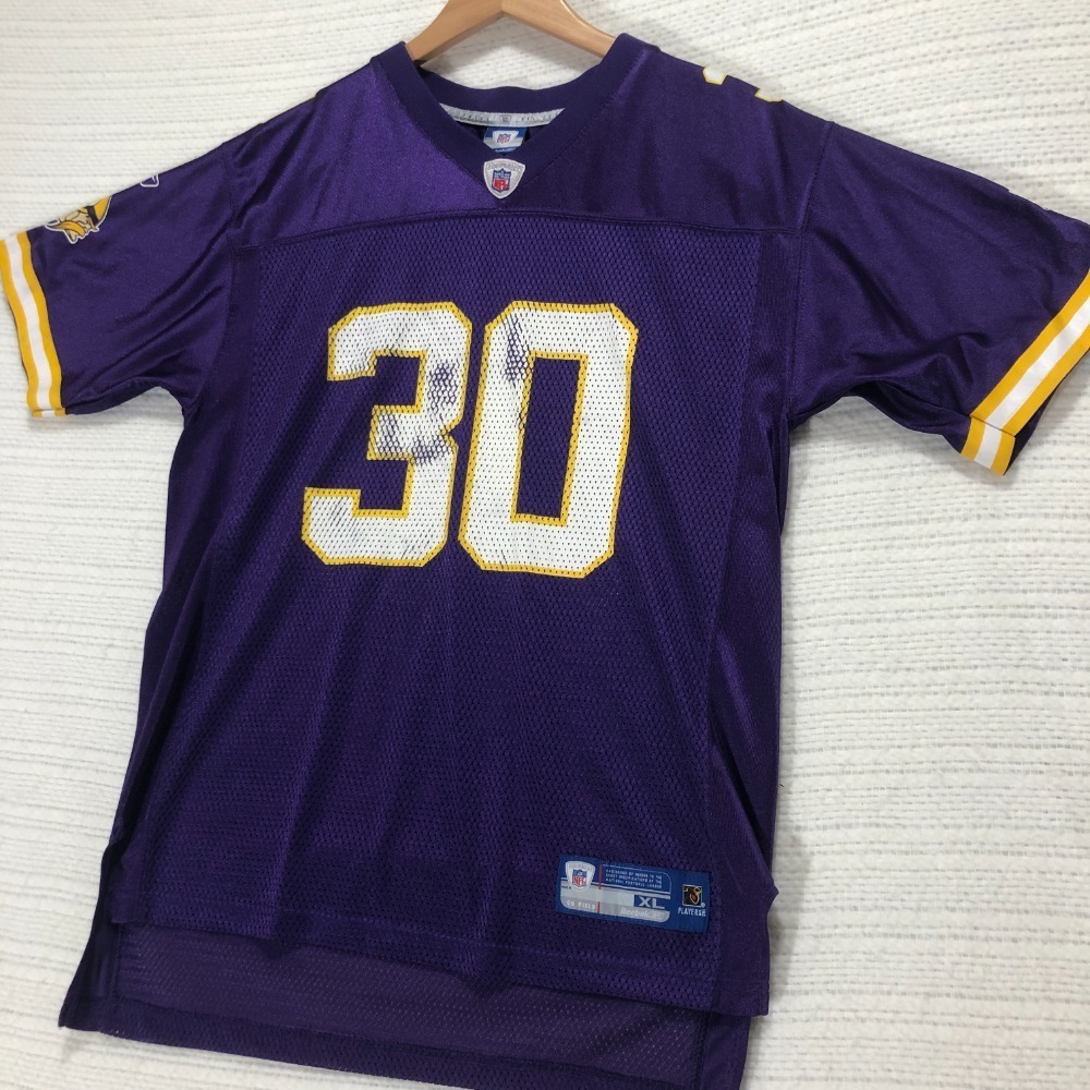 Reebok NFL Vikings Jersey #30 Purple Gold Football‎ XL